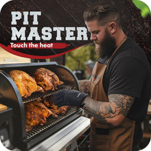 Load image into Gallery viewer, Waterproof XL BBQ Gloves with Non-Slip Grip - Complete Grilling Set with Bonuses