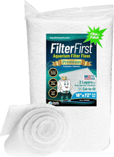 Load image into Gallery viewer, Premium Dual Density Aquarium Filter Pad – 72” Floss for Crystal Clear Water