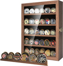 Load image into Gallery viewer, Premium Rustic Coin Display Stand for Collectibles - Easy Setup &amp; Secure Mount