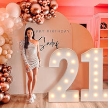 Load image into Gallery viewer, Eye-Catching 4FT Number 15 Marquee Lights - Perfect for Birthdays &amp; Weddings