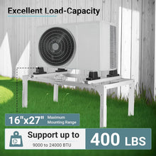 Load image into Gallery viewer, Anti-Vibration Mini Split Ground Stand for Outdoor AC Unit Installation