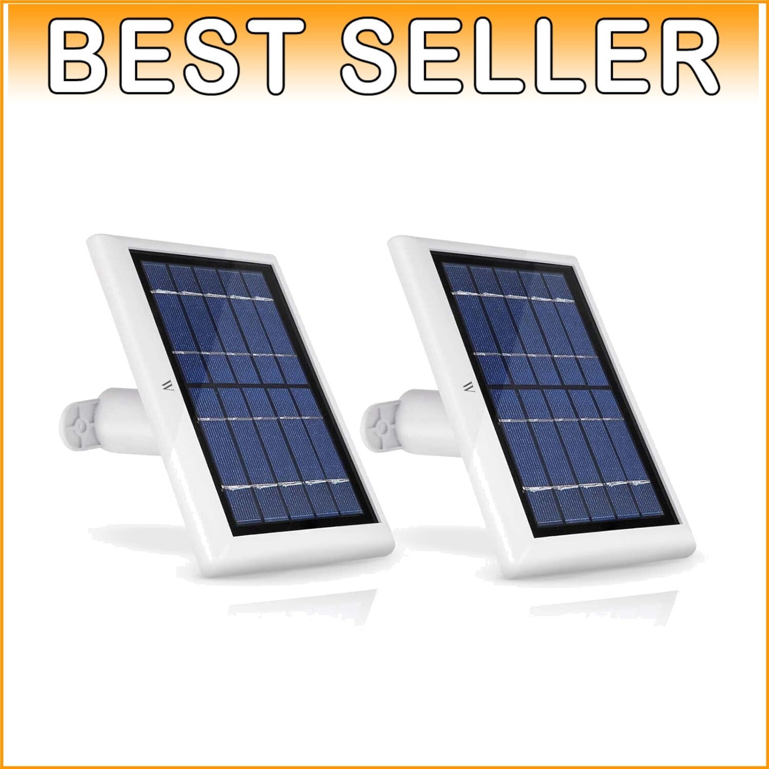 Durable Solar Panel Kit for Ring Spotlight & Stick Up Cam - 2-Pack, Smart Power