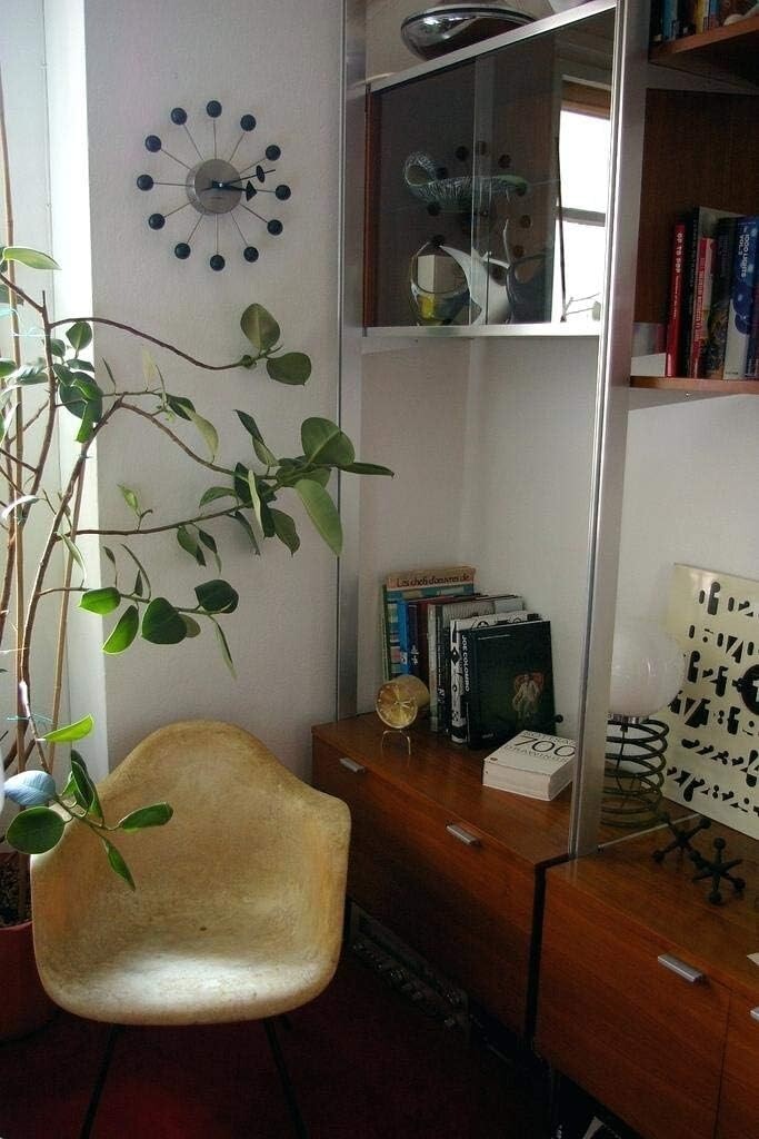 Stylish Ball Clock in Blue - Modern Non-Ticking Wall Clock for Home & Office