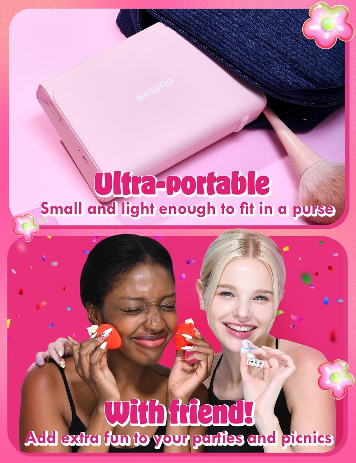 Bluetooth Nail Art Printer with User-Friendly App - Perfect for Halloween Looks