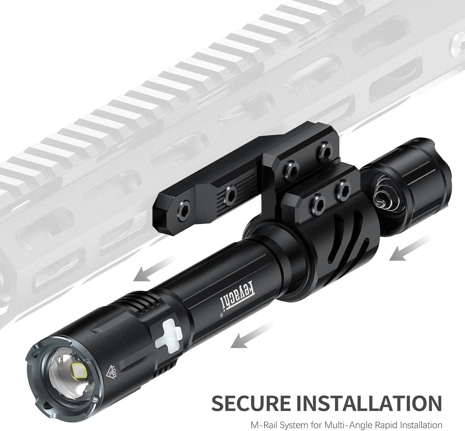 Waterproof USB-C Rechargeable Flashlight - 4 Modes & Lightweight for Outdoors