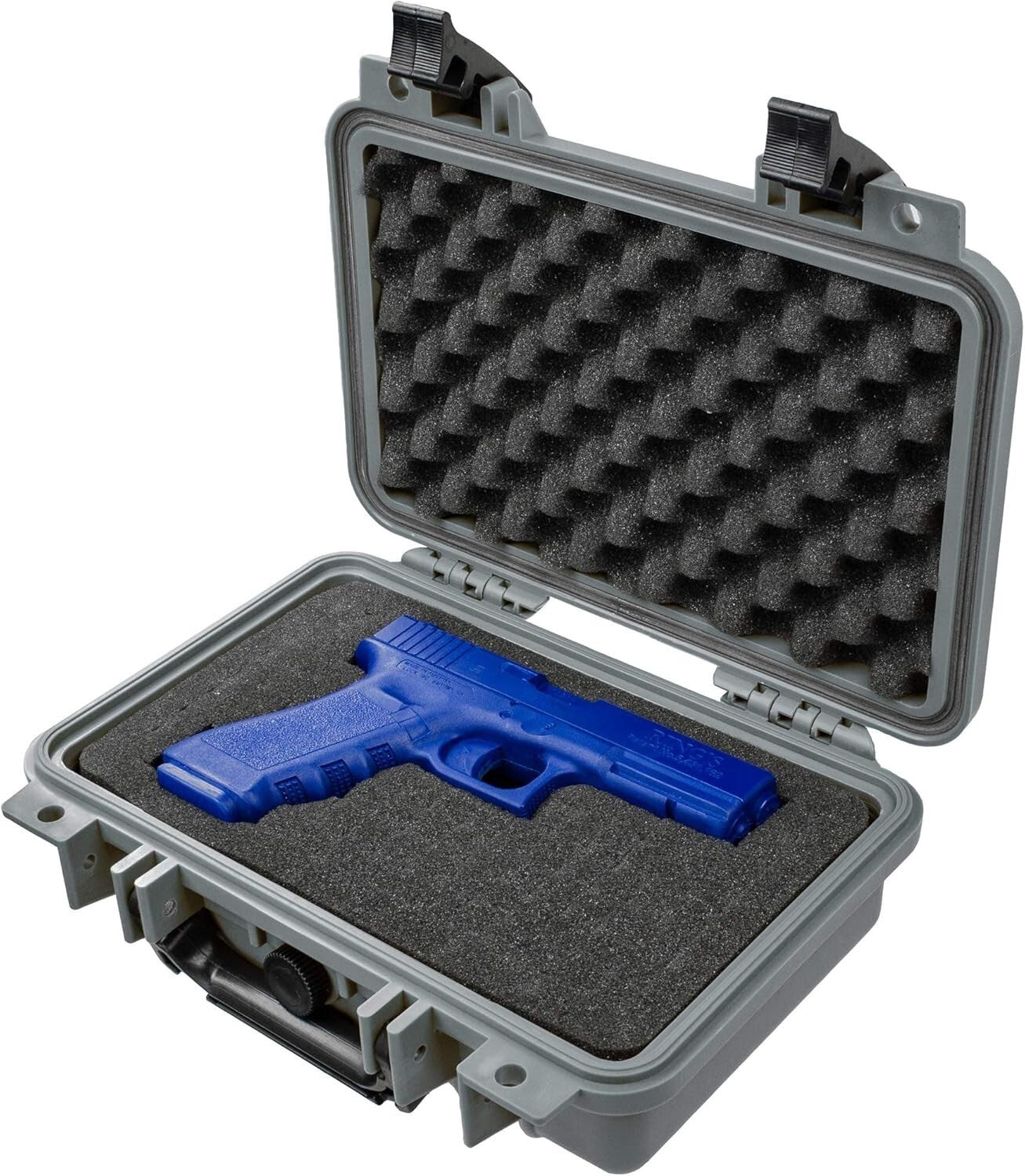 Secure Stackable Hard Gun Case - Waterproof, Crushproof, and TSA Compliant
