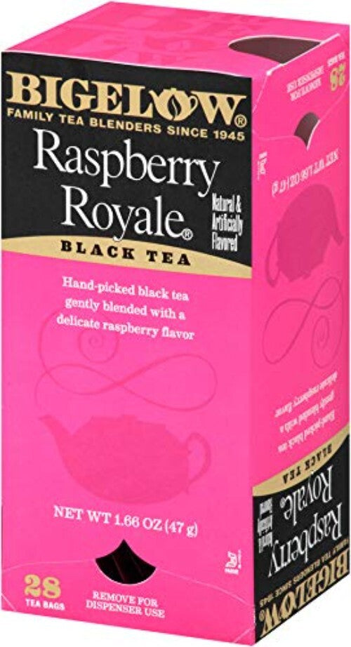All-Natural Raspberry Royale Tea Bags - 28-Count, 6-Pack - Health-Promoting
