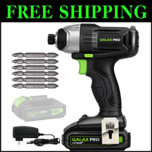 Load image into Gallery viewer, Lightweight 20V Lithium Ion Impact Driver with Fast Charging &amp; Ergonomic Design