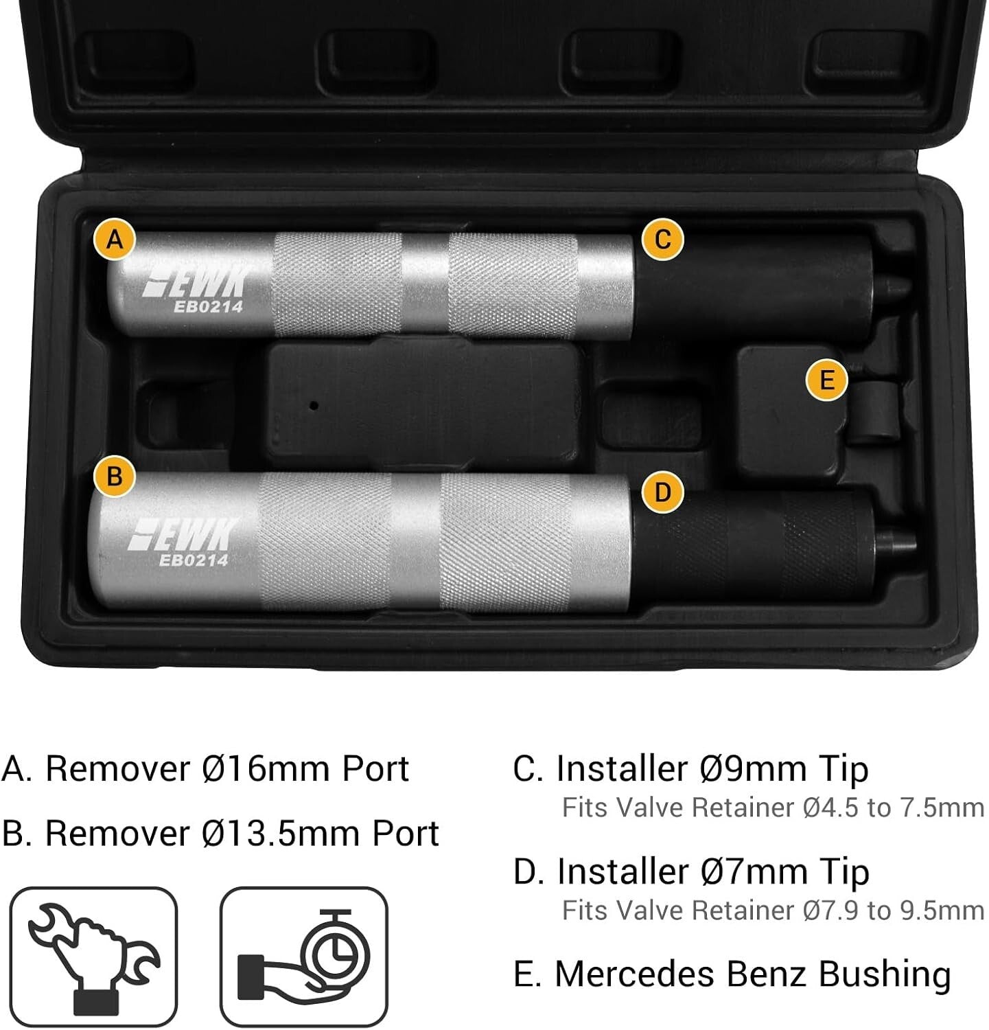 Ergonomic Valve Spring Remover & Installer with Magnet – Perfect for Mechanics