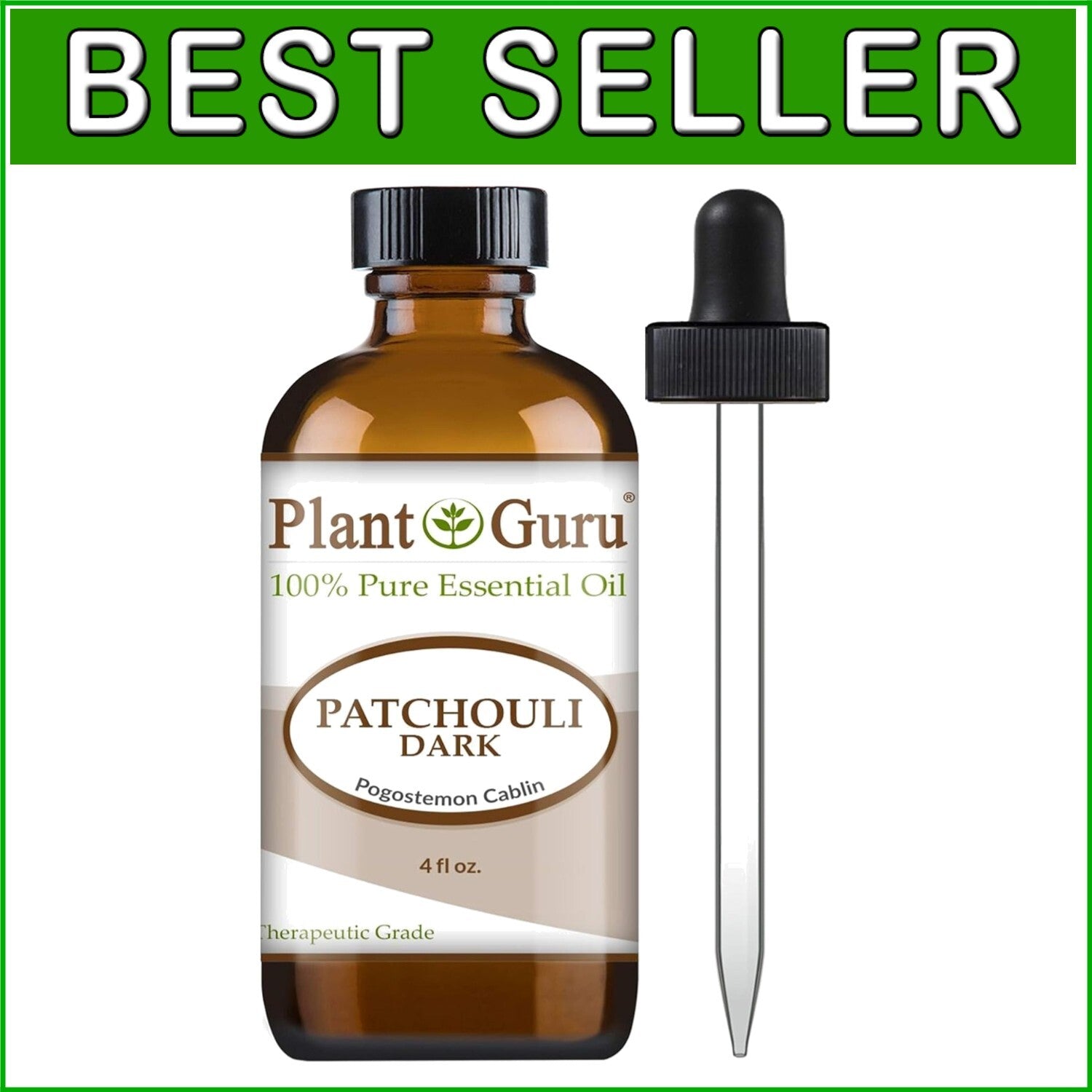 4 oz Patchouli Essential Oil - All-Natural, Therapeutic Grade Aromatherapy Oil