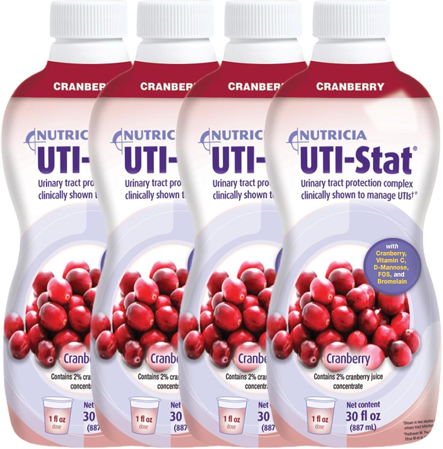 Cranberry Flavor Medical Food for Urinary Tract Health - 5 Essential Nutrients