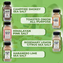 Load image into Gallery viewer, Sampler-Sized Organic Sea Salts - 10 Artisan Blends for Culinary Creativity