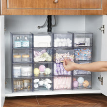 Load image into Gallery viewer, Durable Stackable Storage Bin Set with Pull-Out Handles - Perfect for Any Room