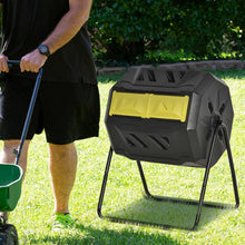 Load image into Gallery viewer, Octagonal 360° Rotating Composter with 16 Ventilation Holes - 43 Gallon Capacity