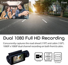 Load image into Gallery viewer, Full HD Dual Camera Car Dash Cam with Infrared Night Vision &amp; Supercapacitor