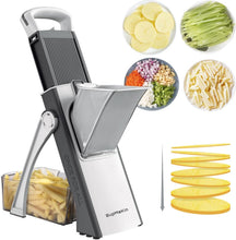 Load image into Gallery viewer, Professional Mandoline Slicer with Rust-Resistant Blade – Dishwasher Safe Design