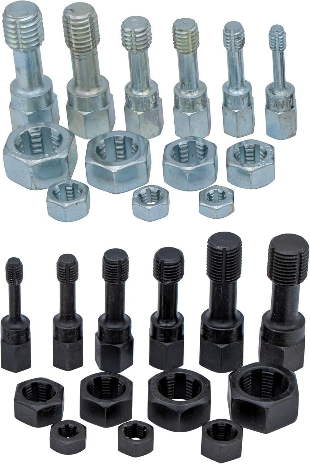 Efficient 26-Piece Thread Restorer Set for Taps and Dies - Lightweight Design