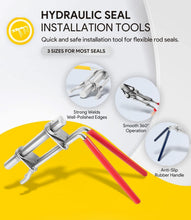 Load image into Gallery viewer, Adjustable Gland Nut Wrench &amp; Seal Installer Kit for Efficient Hydraulic Repairs