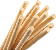 Load image into Gallery viewer, Smooth Surface Bamboo Craft Sticks - 50PCS, 3/8 x 48 Inches for Various Crafts