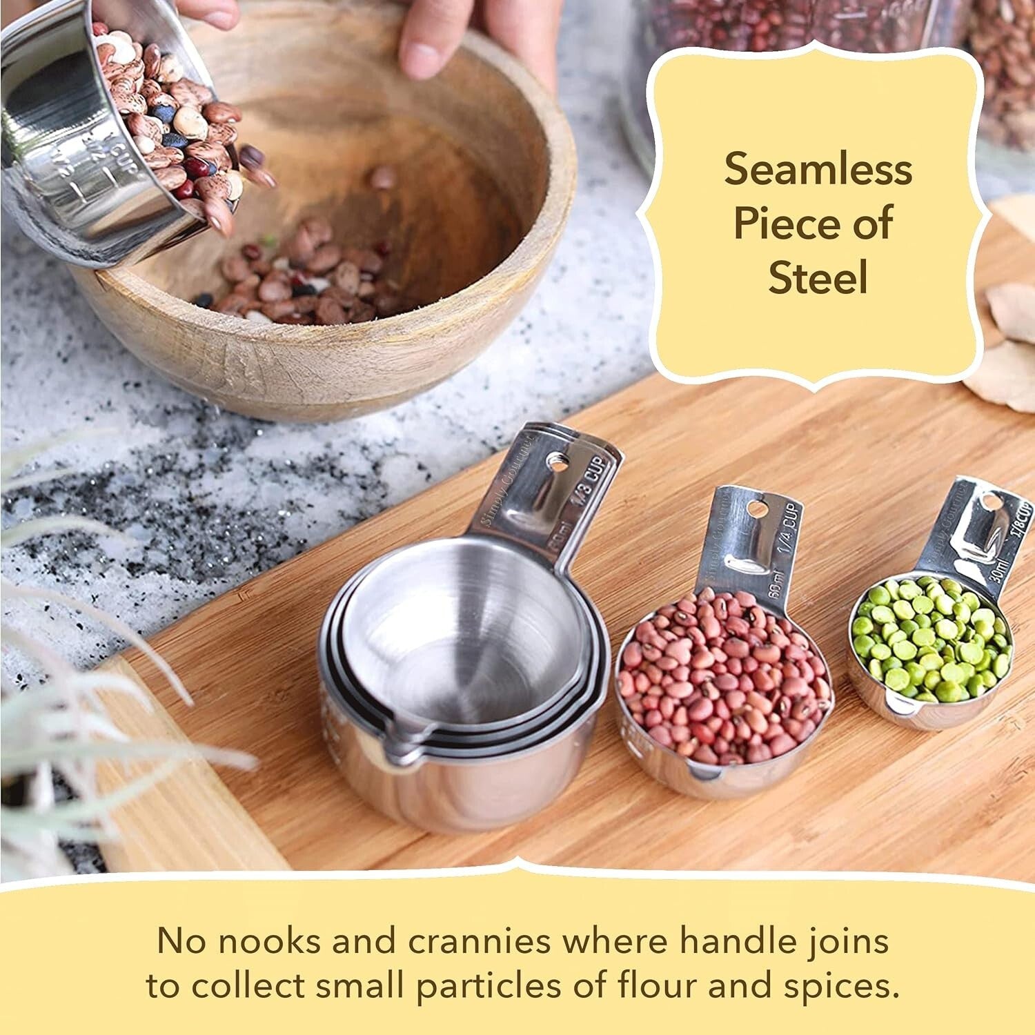 12-Piece Stainless Steel Measuring Cups & Spoons Set - Precision Kitchen Gadgets