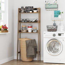 Load image into Gallery viewer, Durable 3-Tier Over Toilet Shelf - Engineered Wood Bathroom Storage Solution