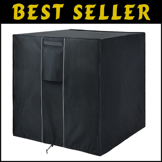 Easy Install Waterproof AC Cover with Adjustable Drawstring for Outdoor Units