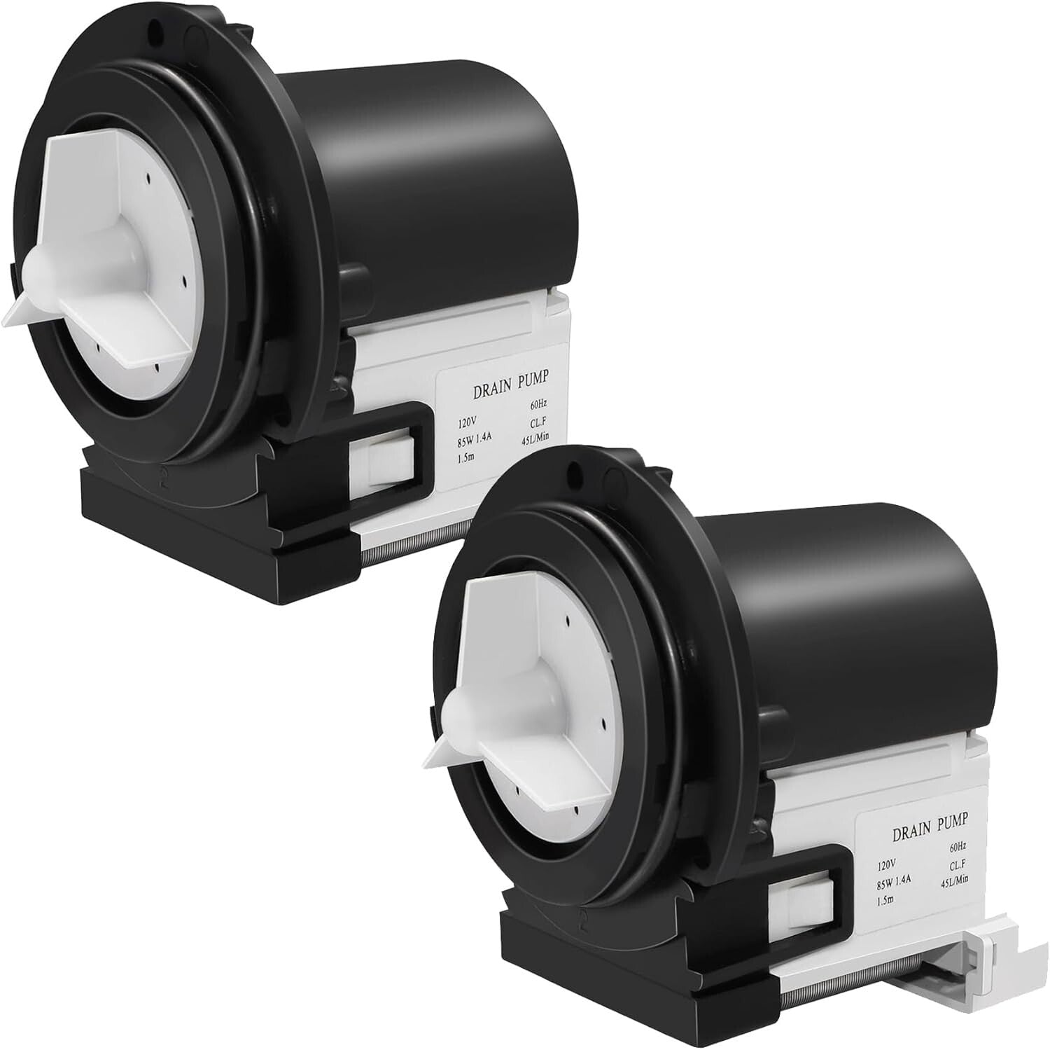 LG & Kenmore Washer Drain Pump Motor - Replaces AP5328388, 4681EA1007G, 45L/min