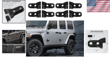 Load image into Gallery viewer, Carbon Fiber Grain Door Hinge Cover Trim for Jeep Wrangler &amp; Gladiator (8-pack)