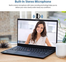Load image into Gallery viewer, N680E 1080P Webcam with Ring Light &amp; Dual Microphones – Perfect for Streaming