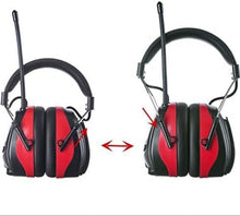 Load image into Gallery viewer, Digital Display 25dB NRR Headphones - Bluetooth &amp; AM/FM for Comfortable Hearing