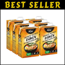 Load image into Gallery viewer, Pack of 6 Gluten-Free Japanese Ramen Soy Ginger Chicken Broth, 26 fl oz