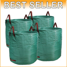 Load image into Gallery viewer, Extra Large 132 Gallon Garden Waste Bags - Durable, Collapsible &amp; Easy to Handle