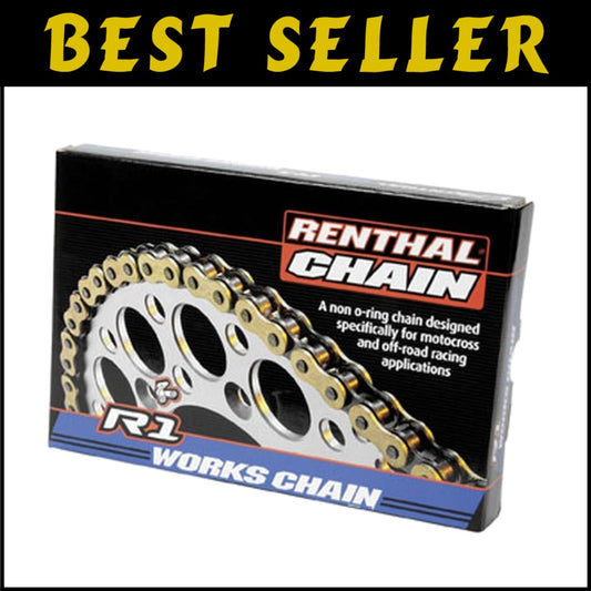 Durable 520-Pitch Motorcycle Chain - 114 Links for Enhanced Off-Road Performance