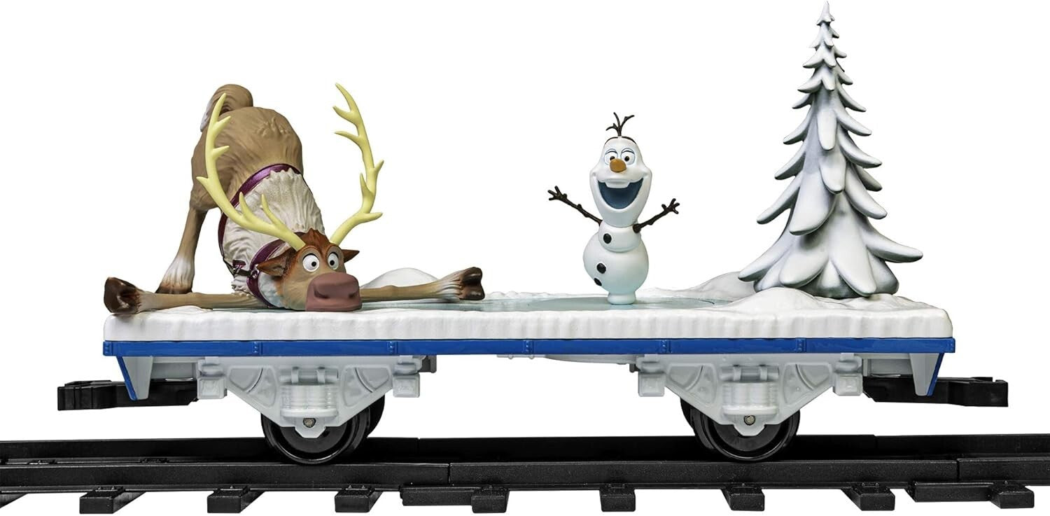 Disney Frozen Battery-Powered Model Train Set with Remote Control - 50x73 Track