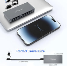 Load image into Gallery viewer, Compact 6-in-1 CFexpress Card Reader with USB 3.2 - Ideal for Photographers