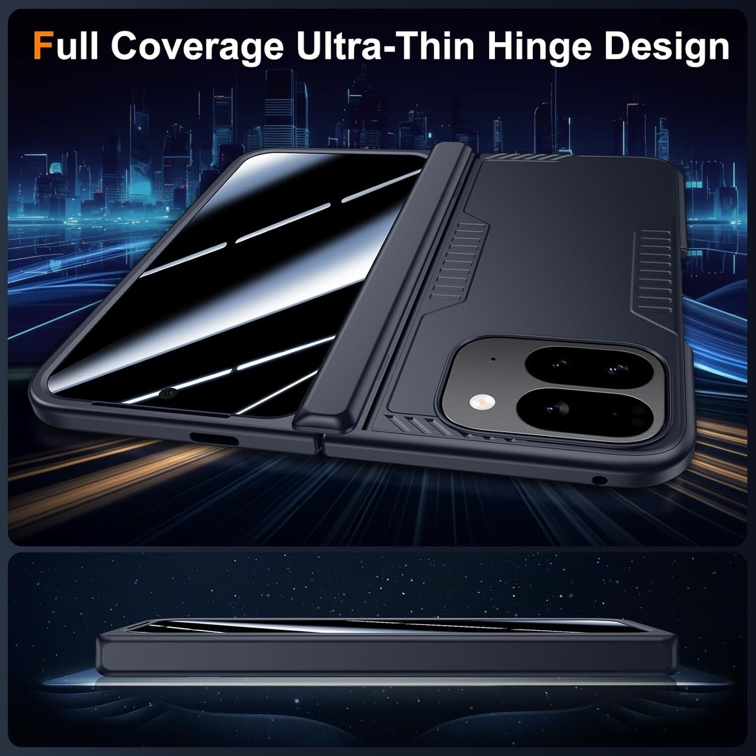 Multi-Functional Google Pixel 9 Pro Fold Case with Wireless Charging & Kickstand