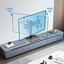 Load image into Gallery viewer, Universal Height Adjustable TV Stand for 37-75 Inch TVs - Swivel &amp; Tilt Design
