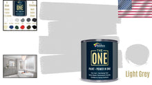 Load image into Gallery viewer, Non-Toxic Light Grey Paint - Matte 1L with Waterproof &amp; Washable Characteristics