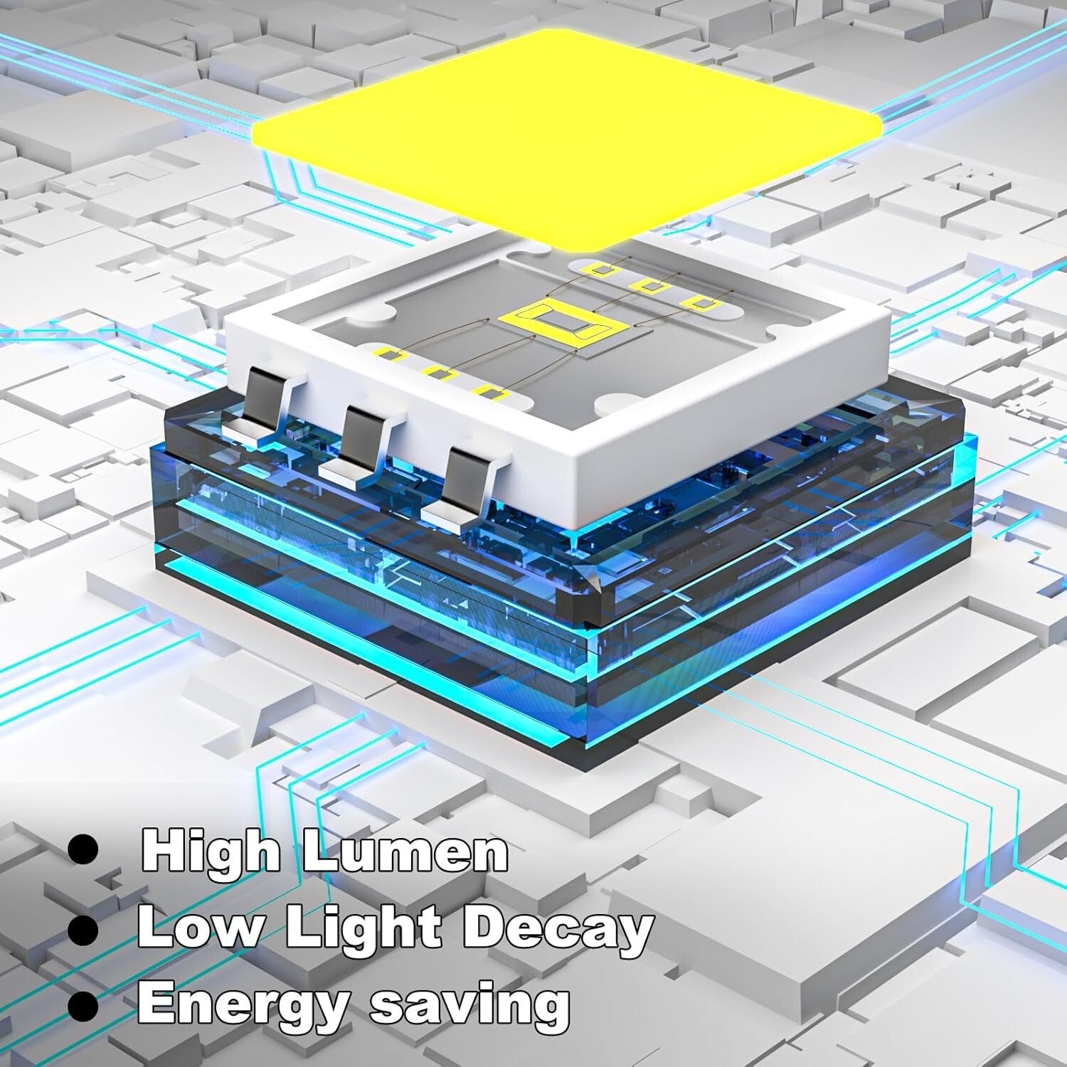 Energy Efficient Solar Security Lamp 360000 Lumen with Remote Control - 2-Pack