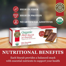 Load image into Gallery viewer, Luxury Organic Milk Chocolate Petit Biscuit Pack - 12 Snacks, Ideal for Sharing