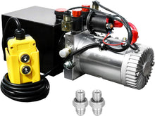 Load image into Gallery viewer, High-Performance 4 Quart Double Acting Hydraulic Pump for Versatile Applications