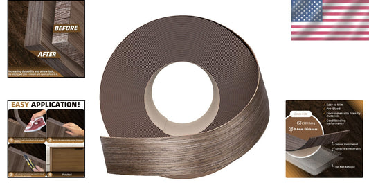 2'' x 250ft Pre-Glued S-Walnut Veneer Edge Banding - Quality Furniture Solution