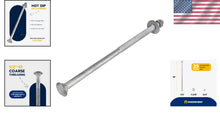 Load image into Gallery viewer, 1/2" x 16" Heavy-Duty Carriage Bolt Kit - Galvanized with 25 Washers &amp; Nuts
