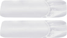 Load image into Gallery viewer, Comfortable King Size Fitted Sheets, 2-Pack 400 TC Cotton Sateen Bright White