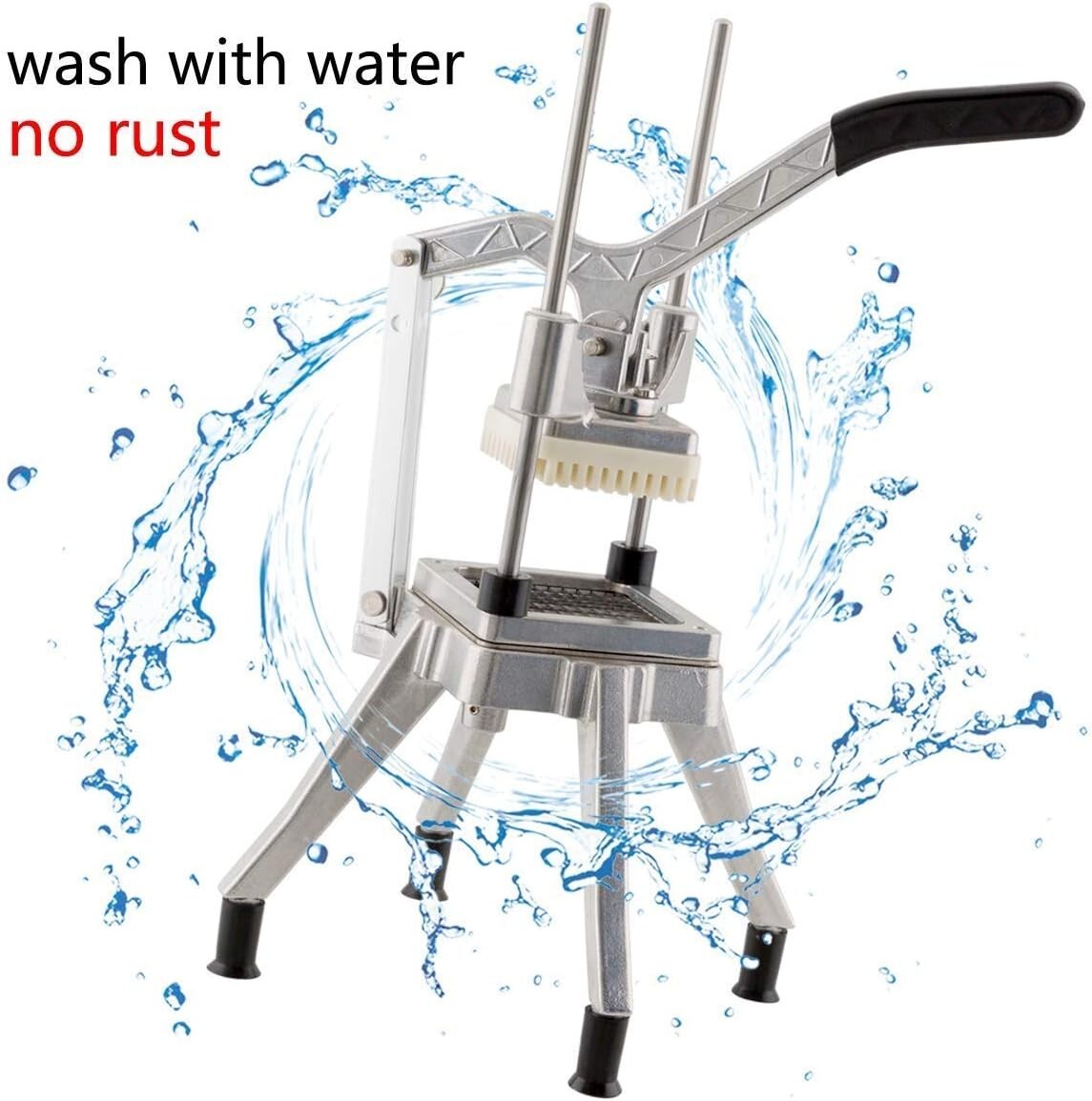 Professional-Grade Vegetable French Fry Cutter with Sharp Stainless Steel Blades