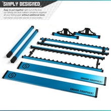 Load image into Gallery viewer, Premium 24-48 Slot Aluminum Fishing Rod Organizer - Easy Assembly Included