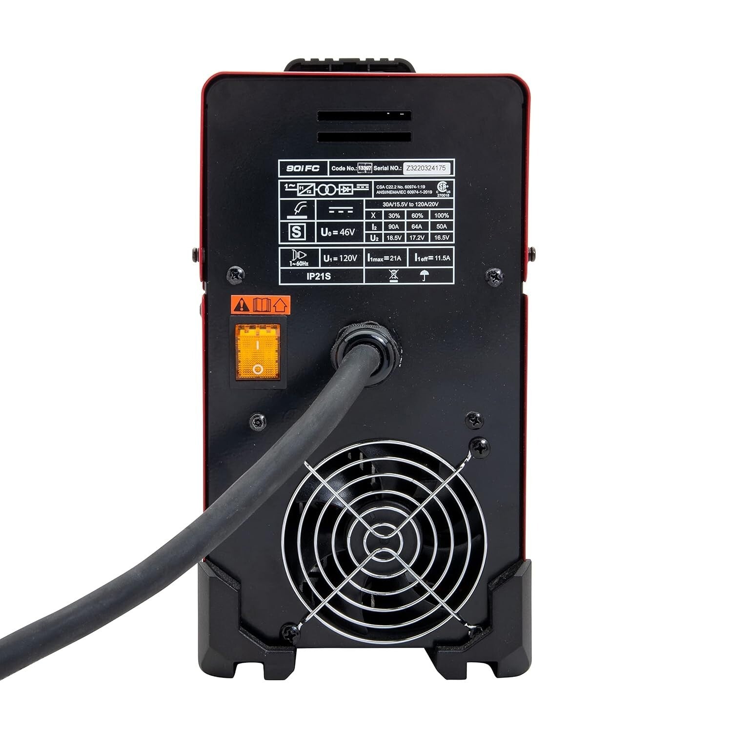 90i FC Flux Wire Welder - Compact & Portable for DIY Projects and Home Repairs