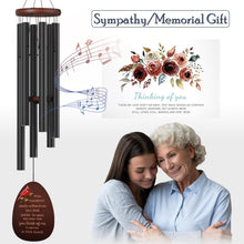 Load image into Gallery viewer, Sympathy Cardinal Wind Chimes for Loss of Loved One – Elegant Memorial Gift