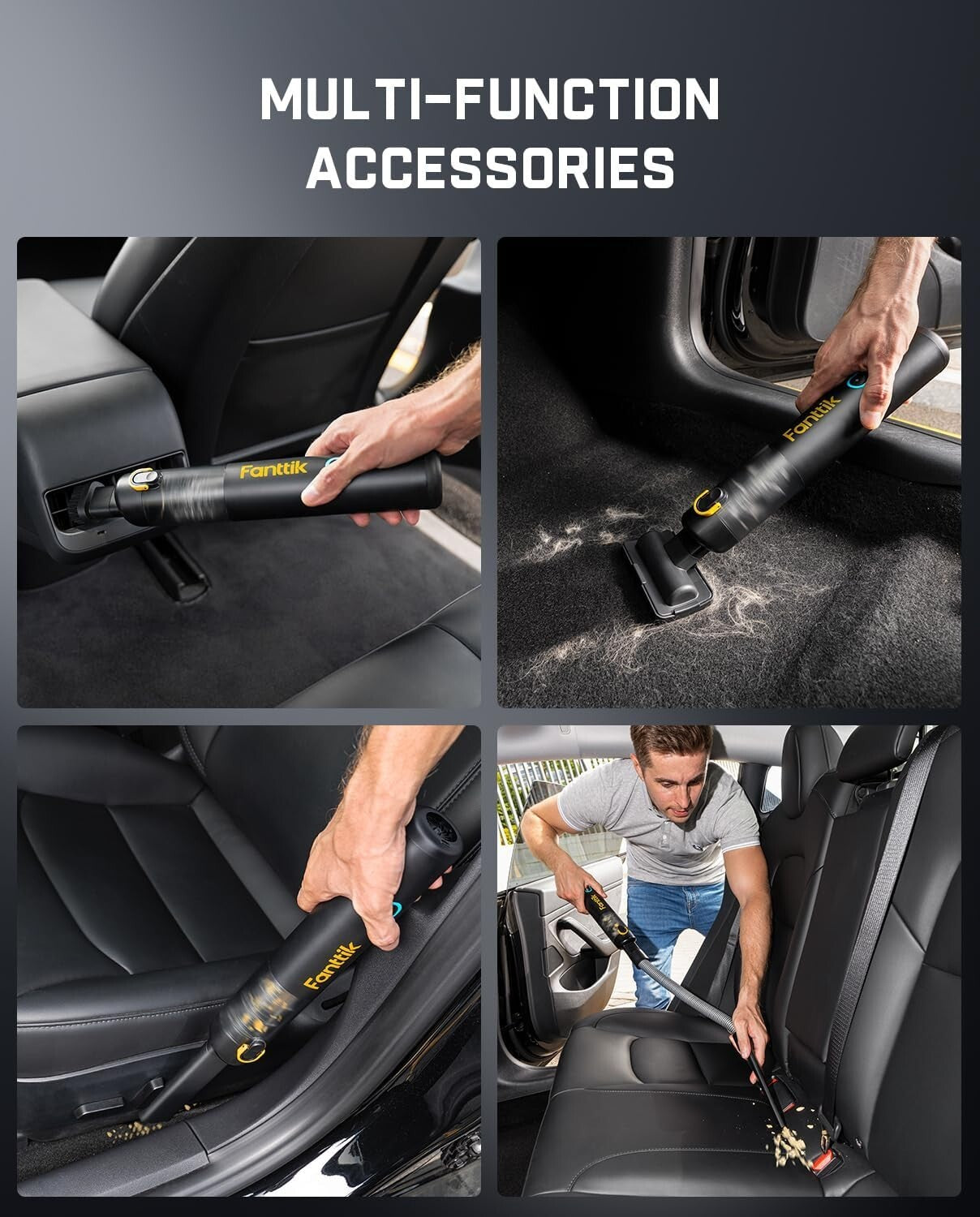 High-Power Cordless Vacuum - 19000Pa Suction for Ultimate Cleanliness Anywhere