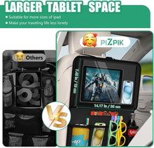Load image into Gallery viewer, Family-Friendly Backseat Organizer with Quick Assembly and Travel Convenience